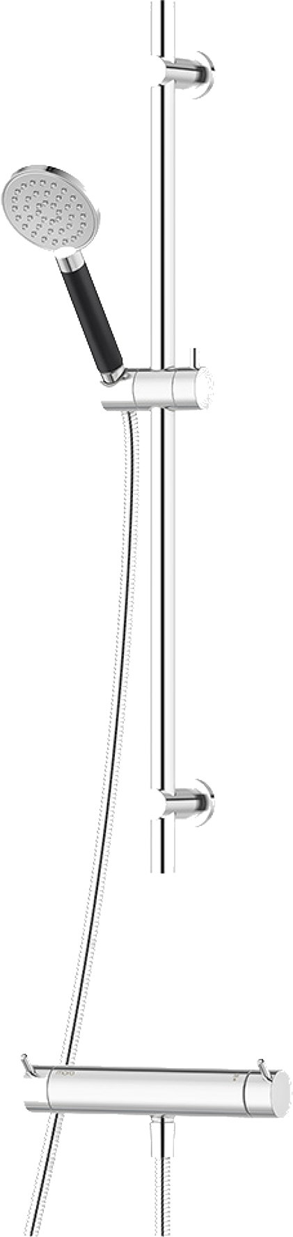 Mora INXX II Duschset 160 c/c, krom
