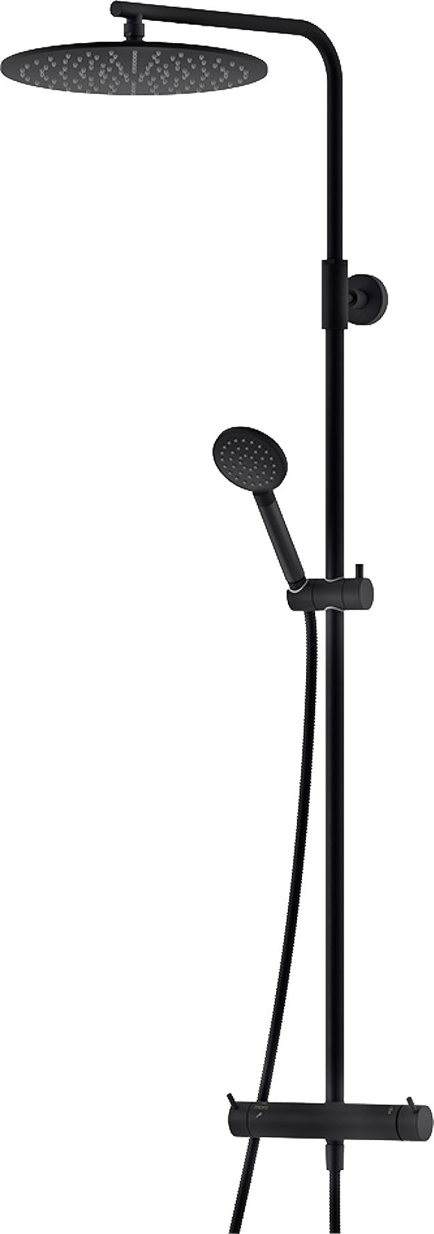 Mora INXX II Takduschset 160 c/c, matt svart