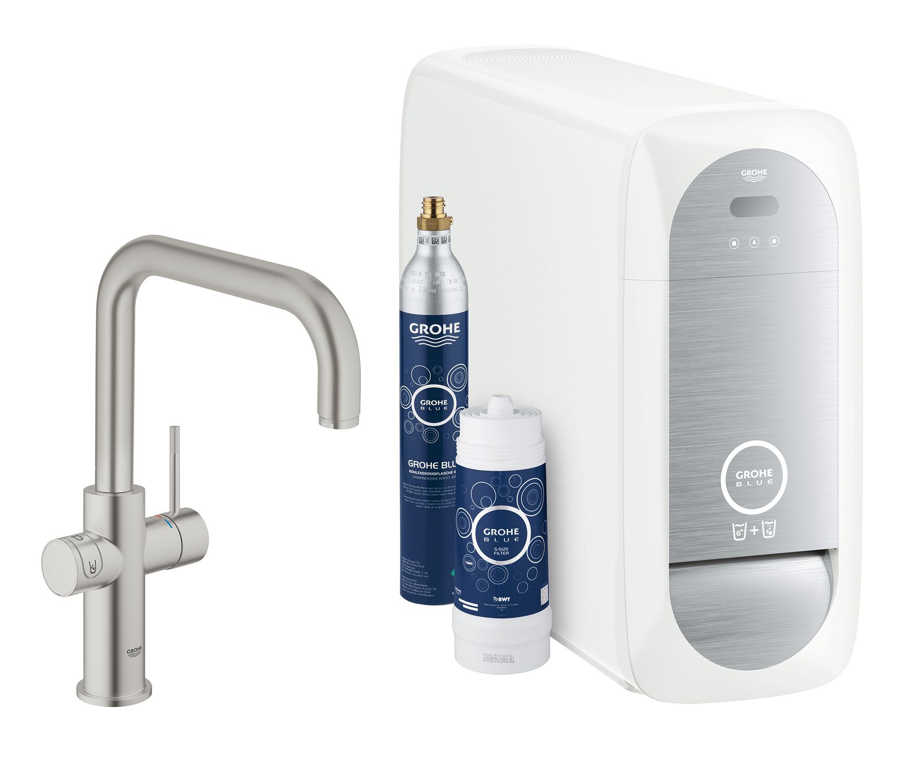 Grohe Blue Home Köksblandare SuperSteel U-pip