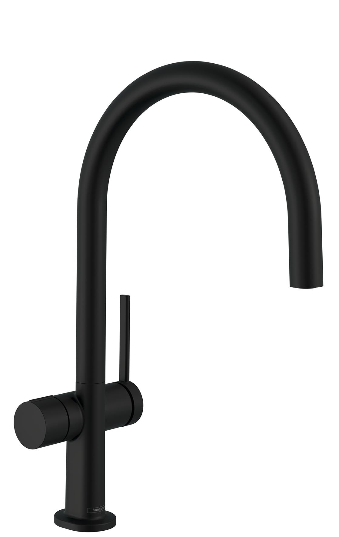 Hansgrohe Talis M54 220 Kjøkkenbatteri med C-tut og avstengning Svart