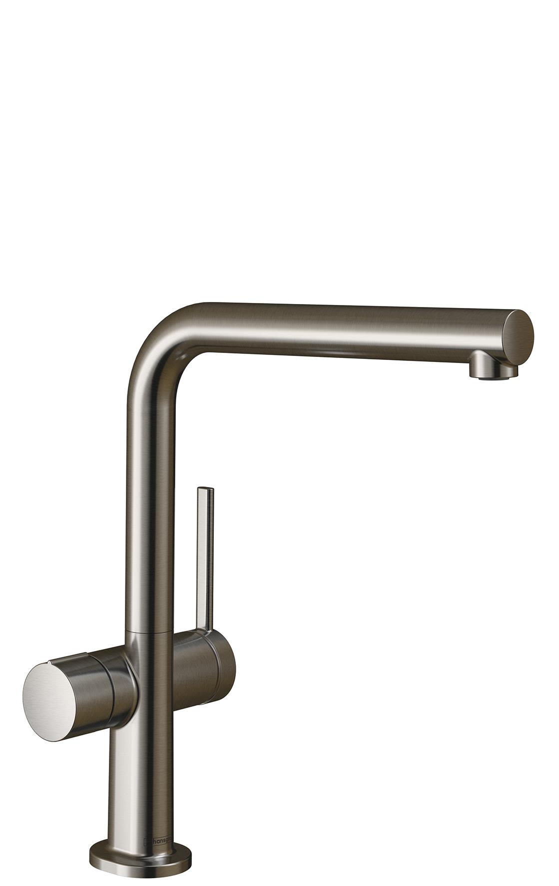 Hansgrohe Talis M54 270 Blandebatteri med L-tut,avstengning av oppvaskmaskin Rustfritt stål