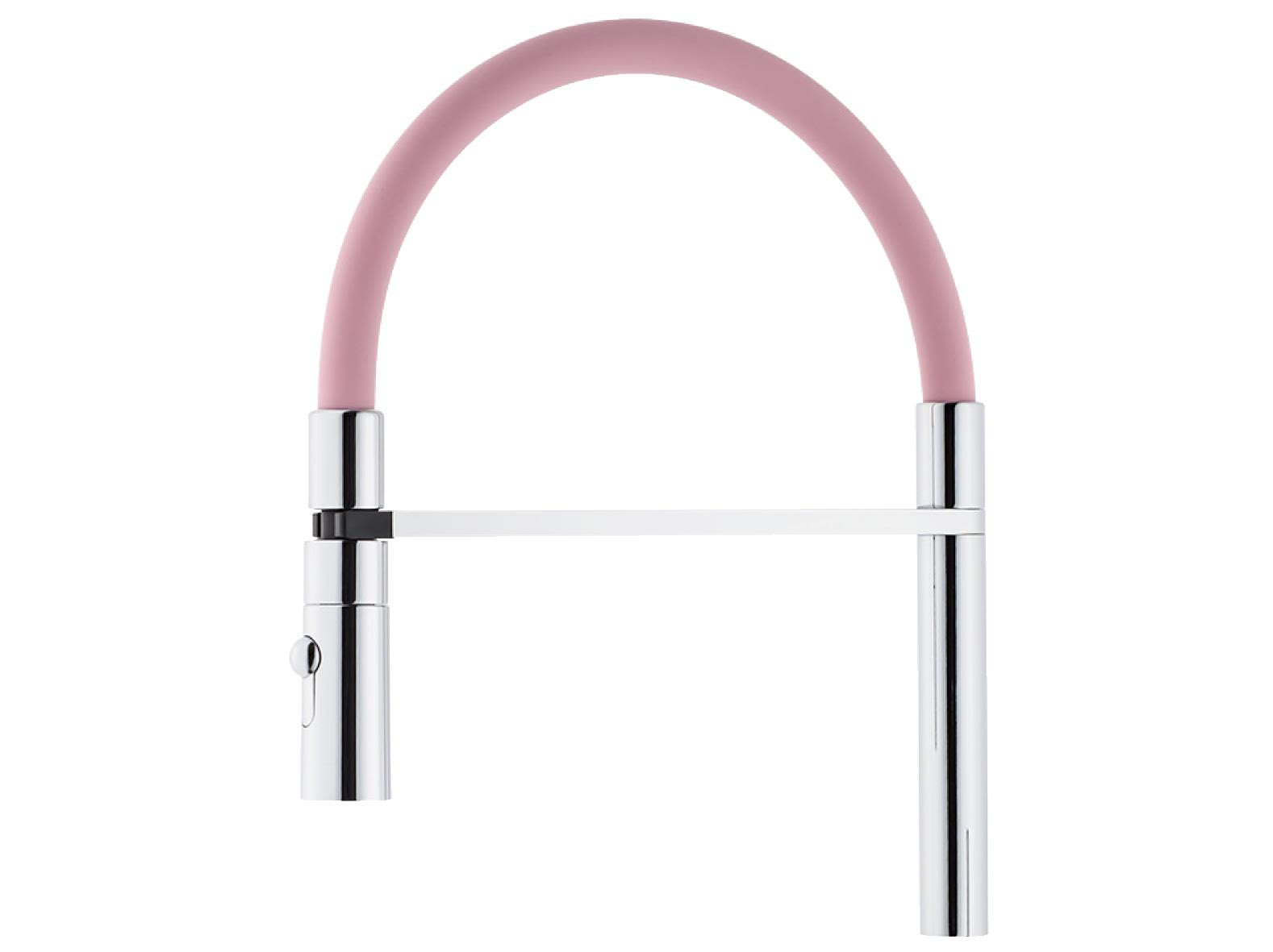 Mora 409563.0015 Utloppspip svängbar, 2-strålig, Eco Rosa