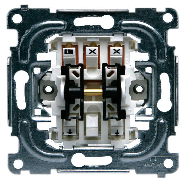 ABB 1066.21 Strömställarinsats 16A, utan klor Trapp