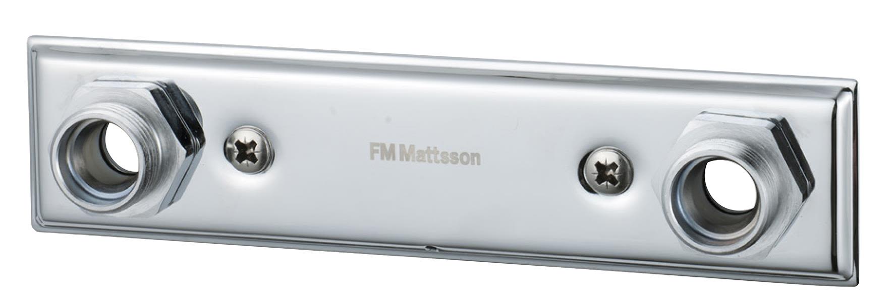 FM Mattsson 1421-2150 Blandarfäste 150 c/c, krom Ø15 mm