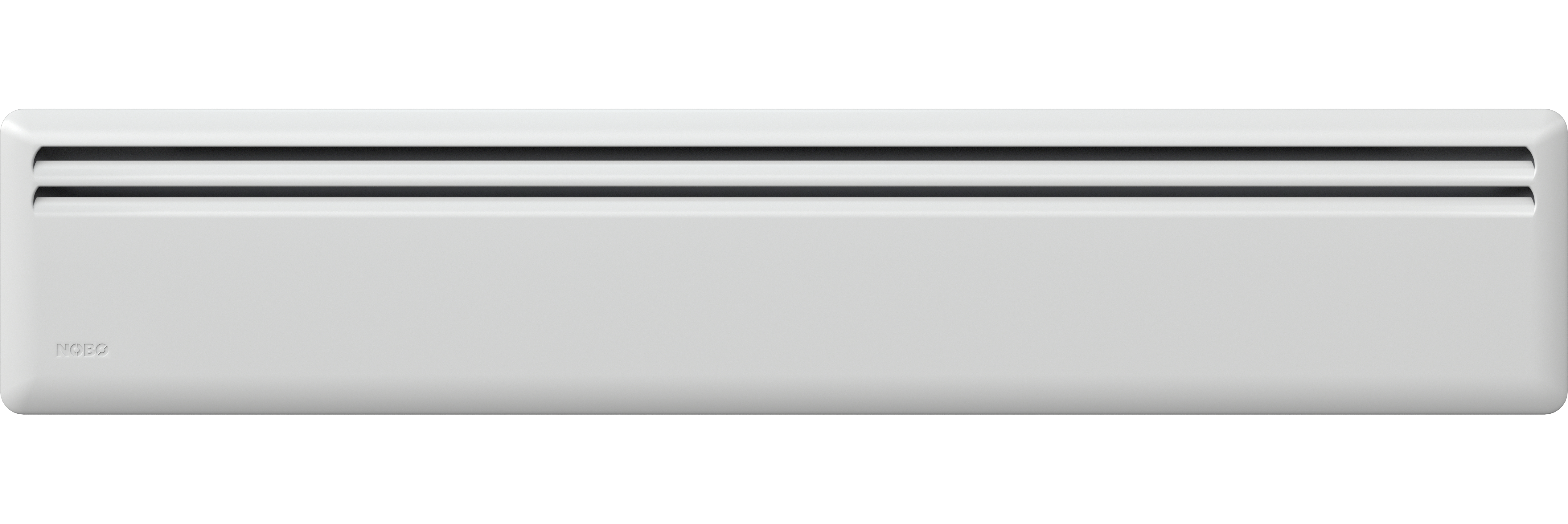 Nobö Front El-radiator 750 W, 230 V 1025 x 200 mm