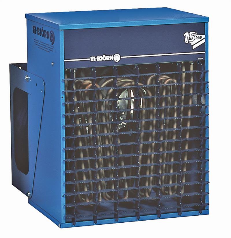 El-Björn VF 15 F2 15KW 400V Varmeblæser stationær, 15kW