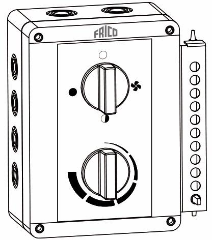 Frico ELSRT Manöverpanel med termostat för ELC, ELV