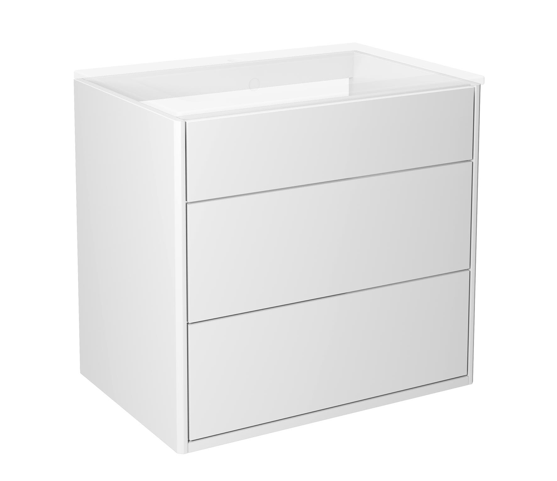 Gustavsberg Graphic Kommod 60 cm, utan tvättställ Vit