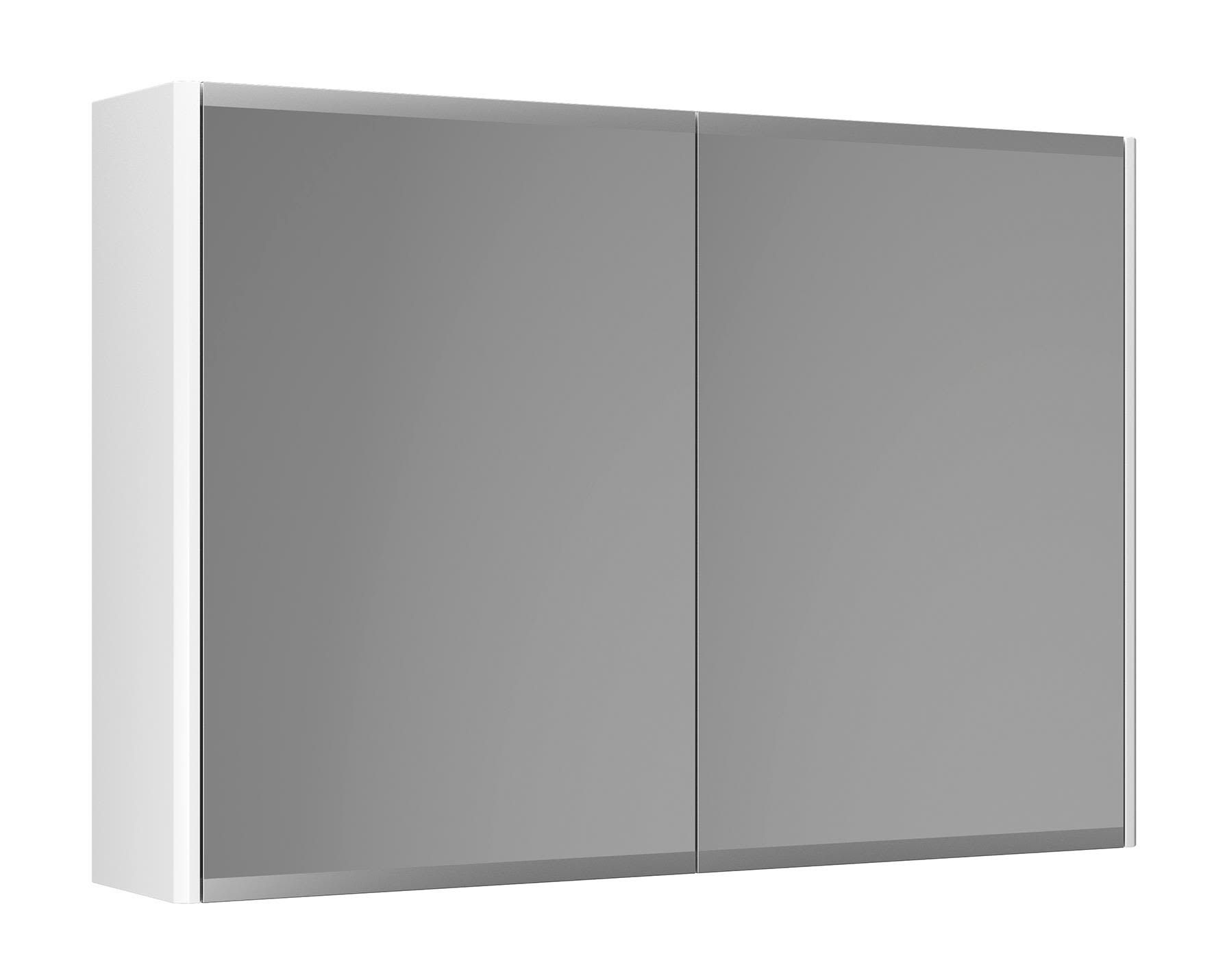 Gustavsberg Graphic Spegelskåp 80 cm, dubbelsidig Vit