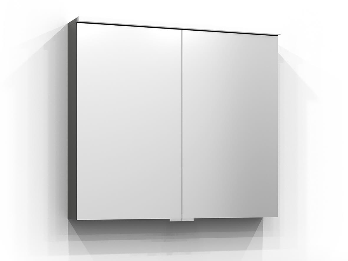 Svedbergs Sarek 227080 Spegelskåp grått, 2 dörrar 81 cm