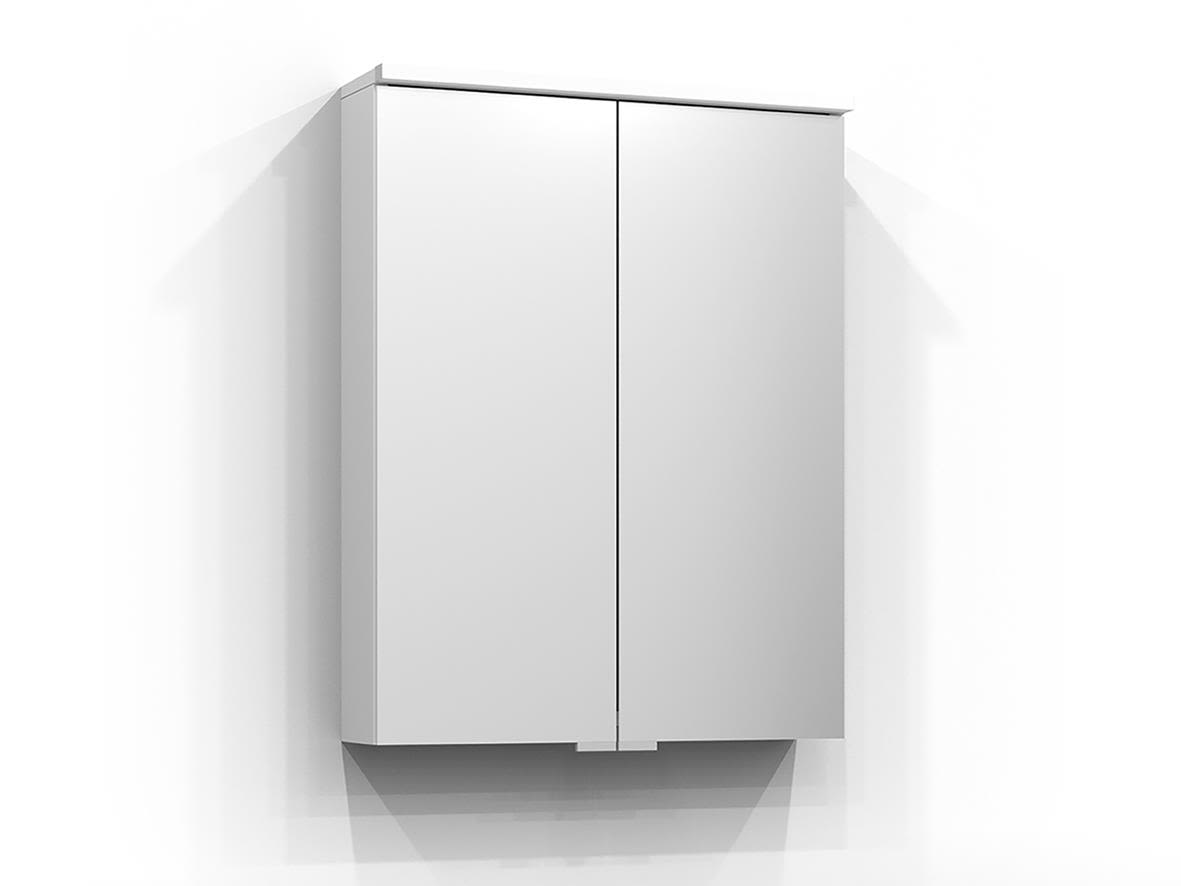 Svedbergs Sarek 225055-TL Spegelskåp vitt, 2 dörrar 55 cm