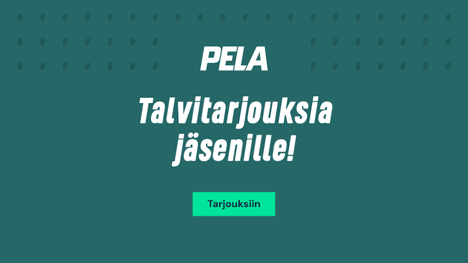 Pela – talvitarjouksia jäsenille!