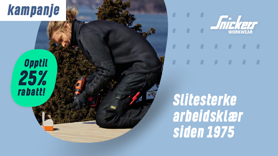 Snickers - slitesterke arbeidsklær siden 1975