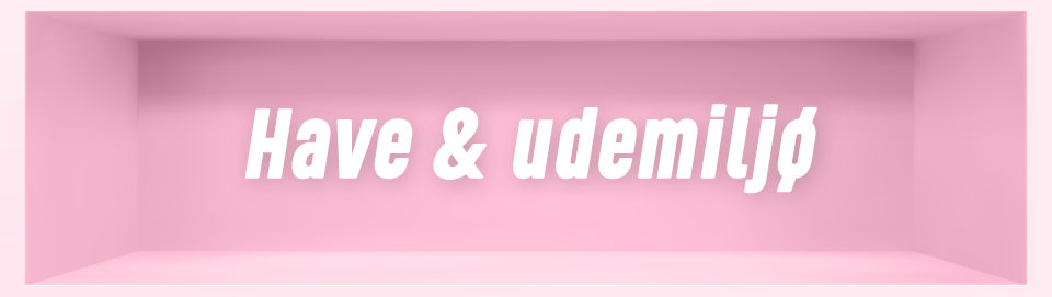 Have & udemiljø