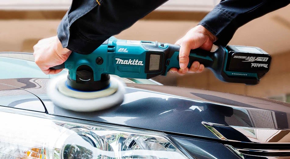 Nyhet: Batteridriven polermaskin för proffs & hobbybruk från Makita