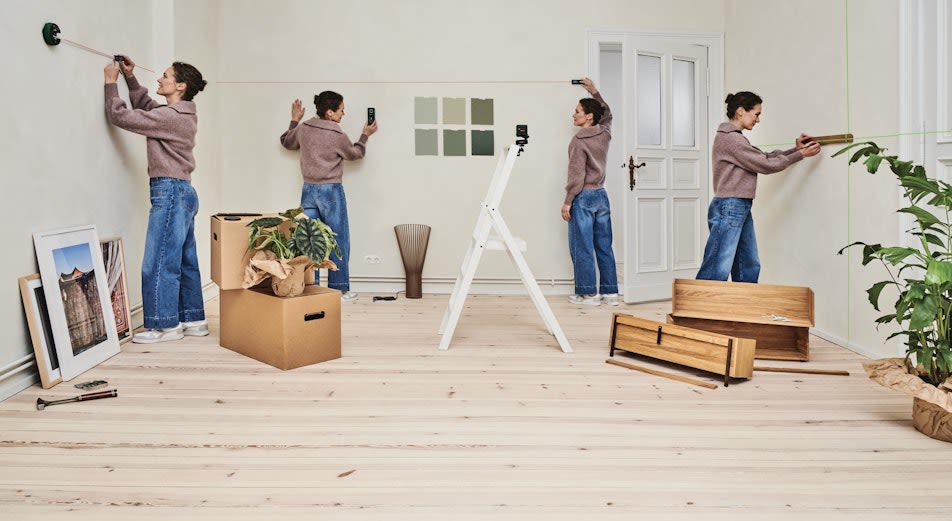Nyhet: Mål riktig med Bosch DIY - måleverktøy for hjemmeprosjekter 
