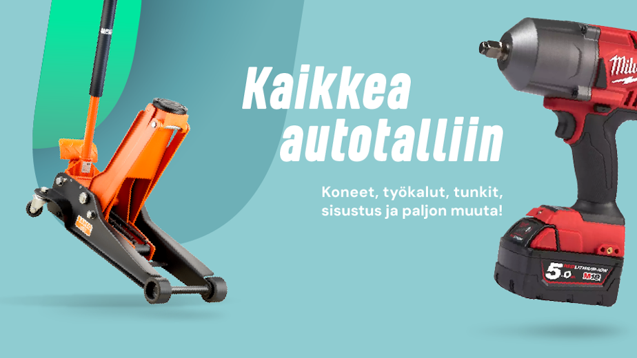 Kaikkea autotalliin