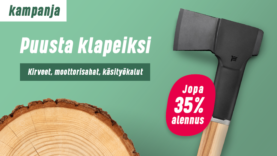 Puusta klapeiksi