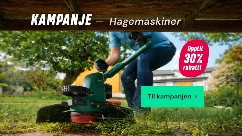 Kampanje - hagemaskiner