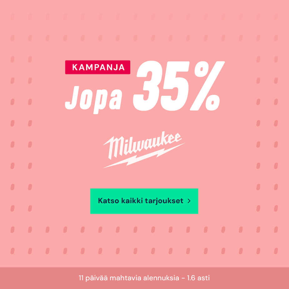 Milwaukee - Jopa 35%