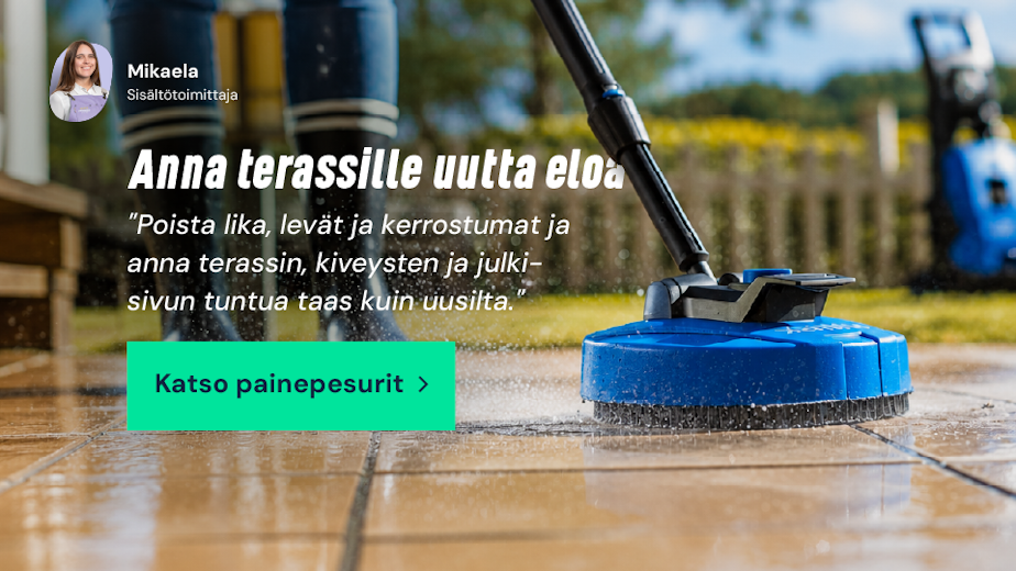 Anna terassille uutta eloa