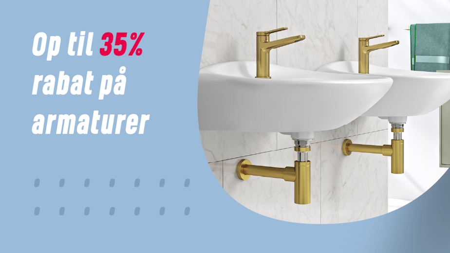 Op til 35% rabat på armaturer