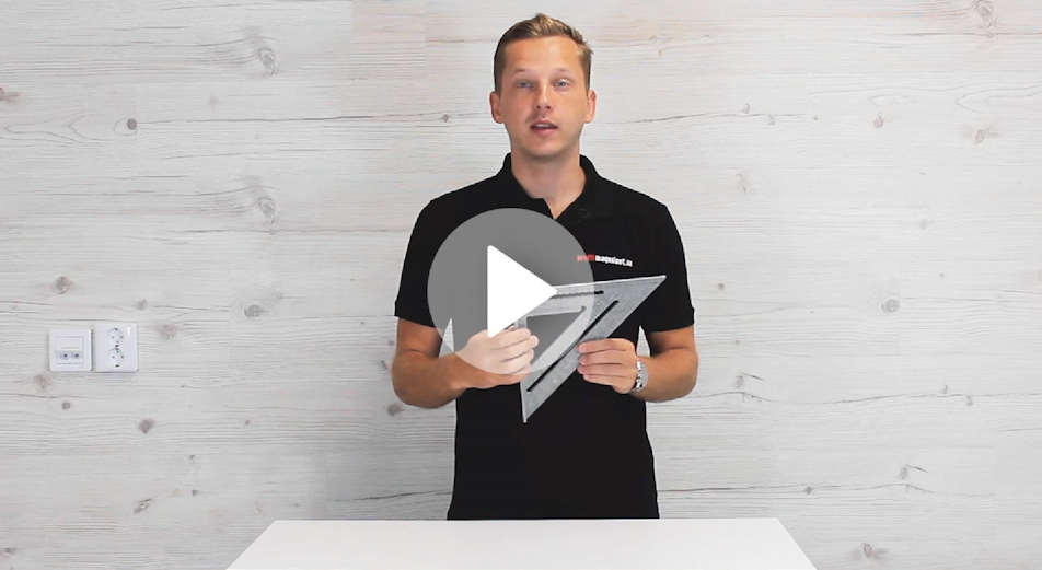 Guide: Så här använder du Swanson Metric Speed Square-vinkelmätare