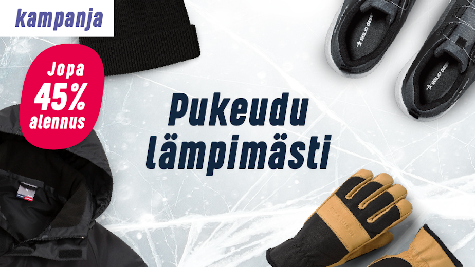 Pukeudu lämpimästi