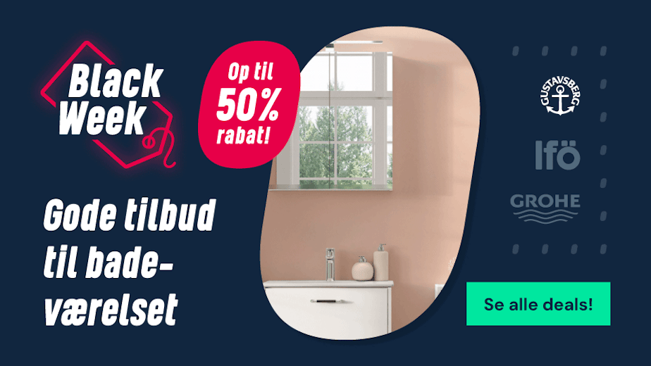 Gode tilbud til badeværelset
