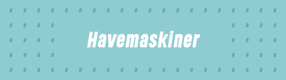 Havemaskiner