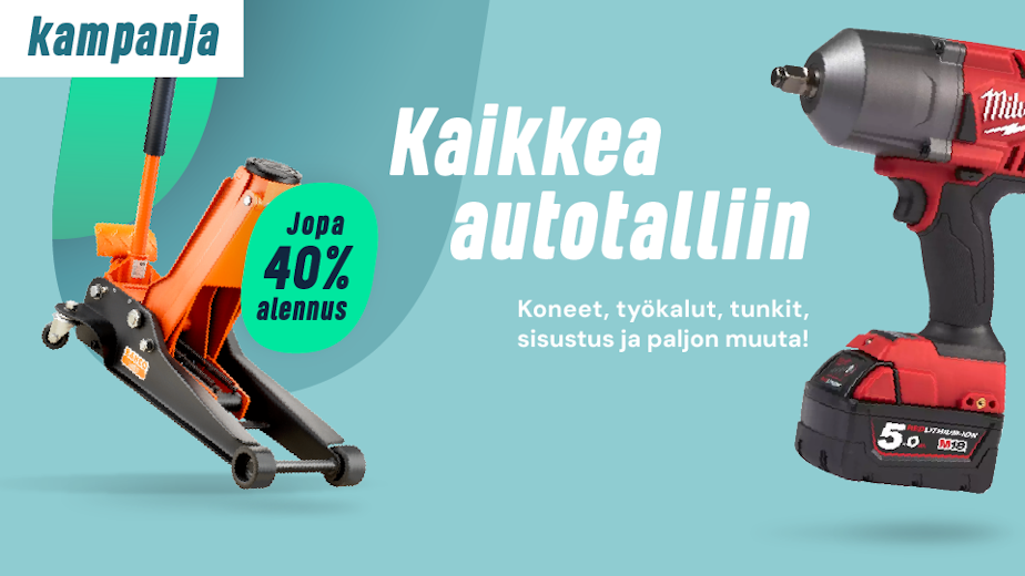 Kaikkea autotalliin