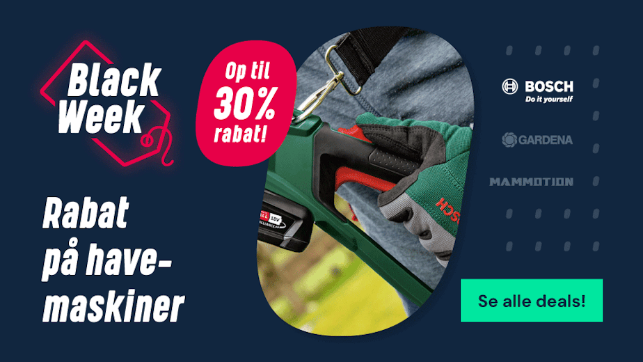 Rabat på havemaskiner