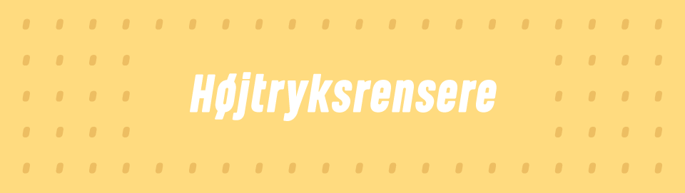 Højtryksrensere