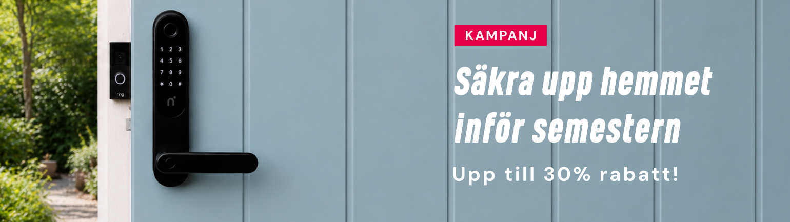 Säkra upp hemmet inför semestern
