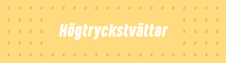 Högtryckstvättar
