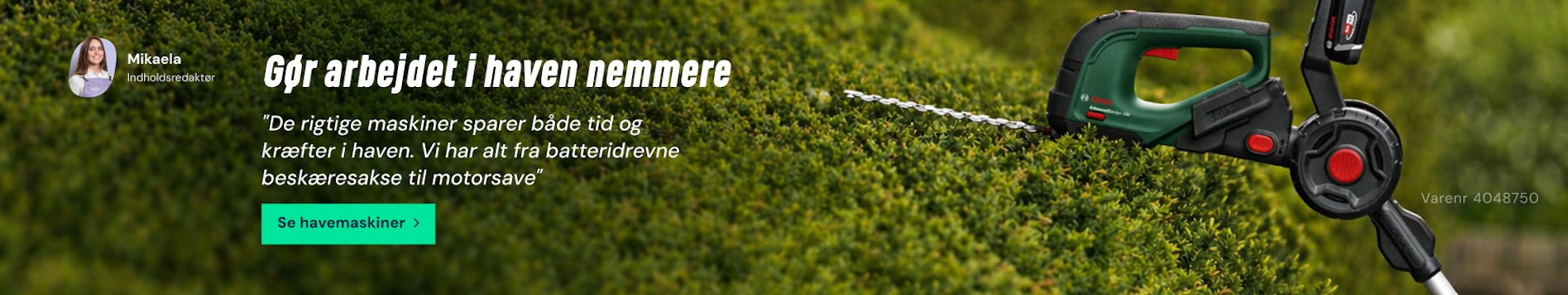 Gør arbejdet i haven nemmere
