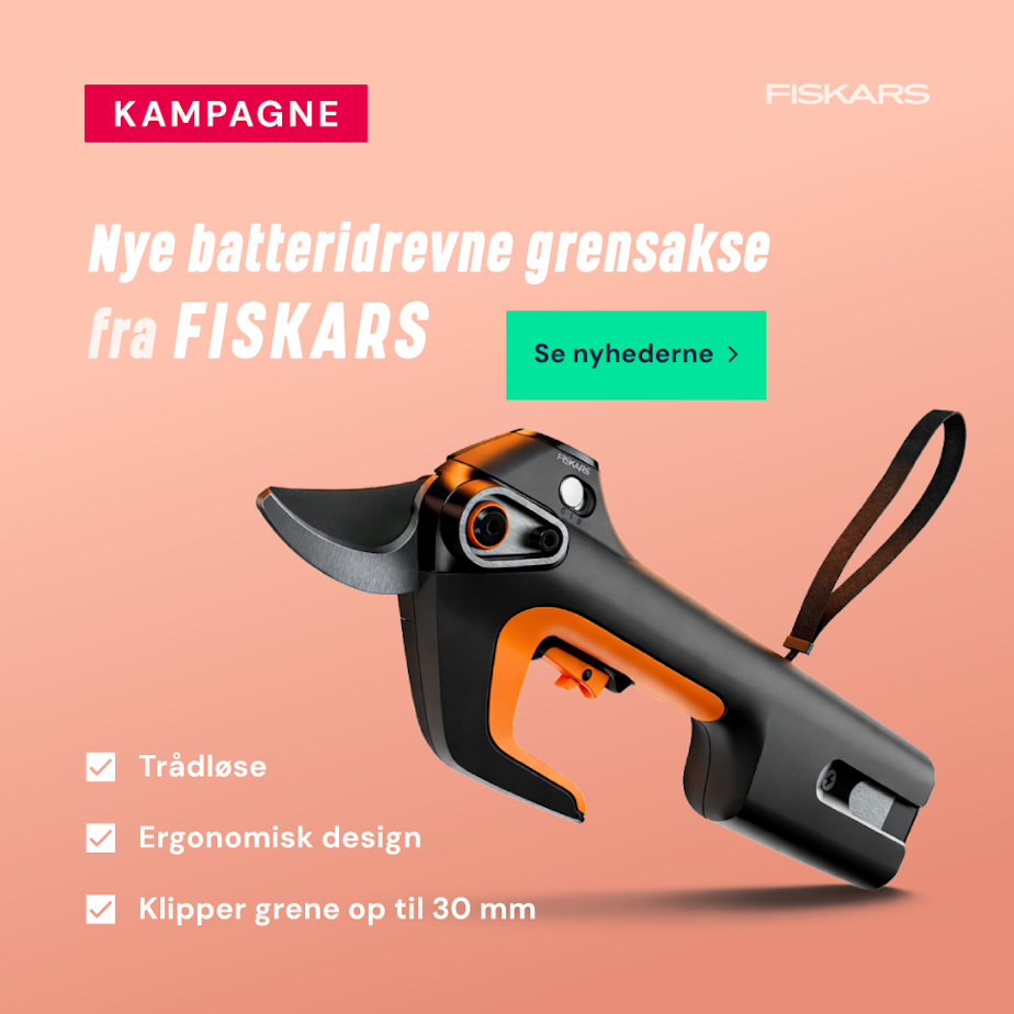 Nye batteridrevne grensakse fra Fiskars