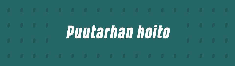 Puutarhan hoito