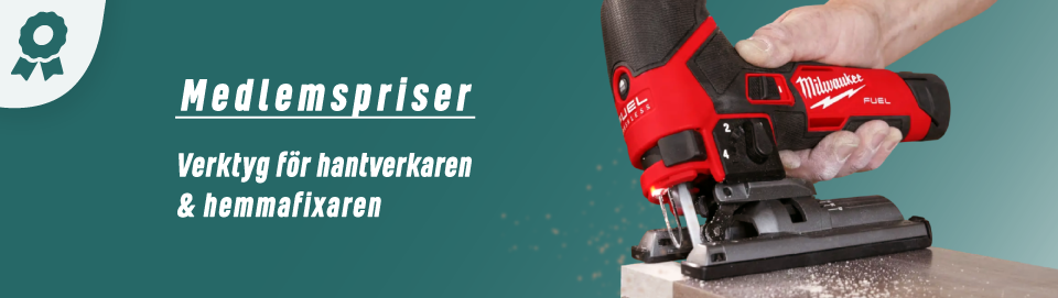 Medlemspriser – verktyg för hantverkaren & hemmafixaren