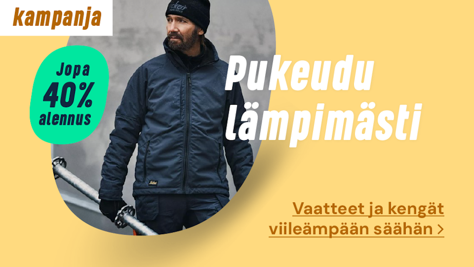 Pukeudu lämpimästi