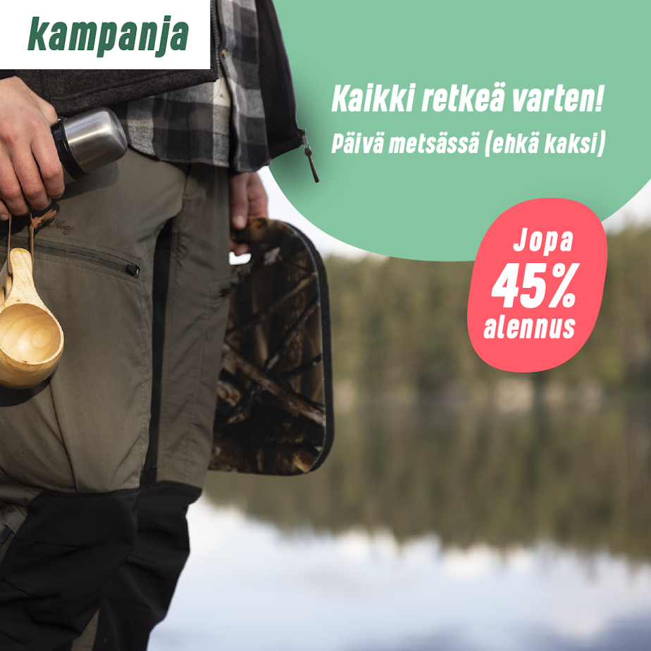 Kaikki retkeä varten! Päivä metsässä (ehkä kaksi)