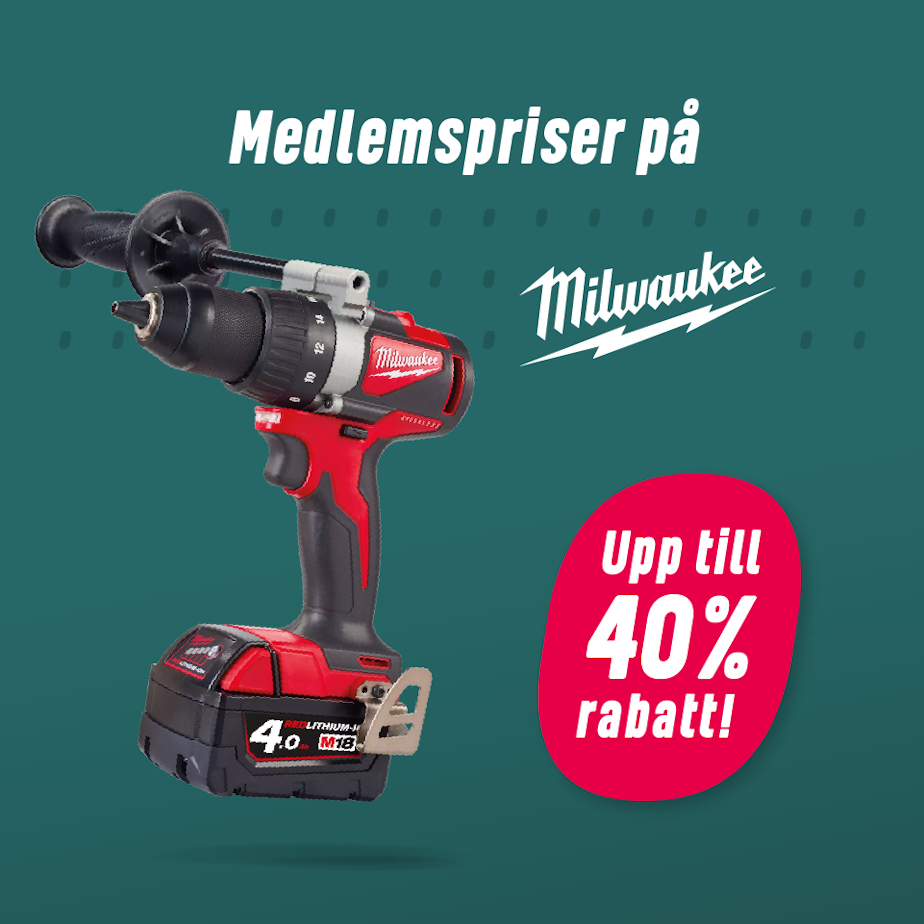 Medlemspriser på Milwaukee