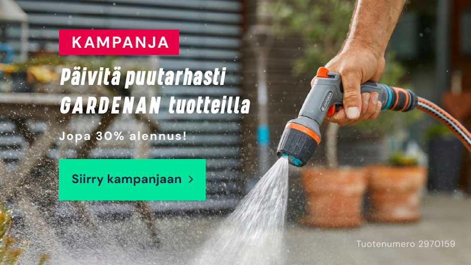 Päivitä puutarhasti Gardenan tuotteilla