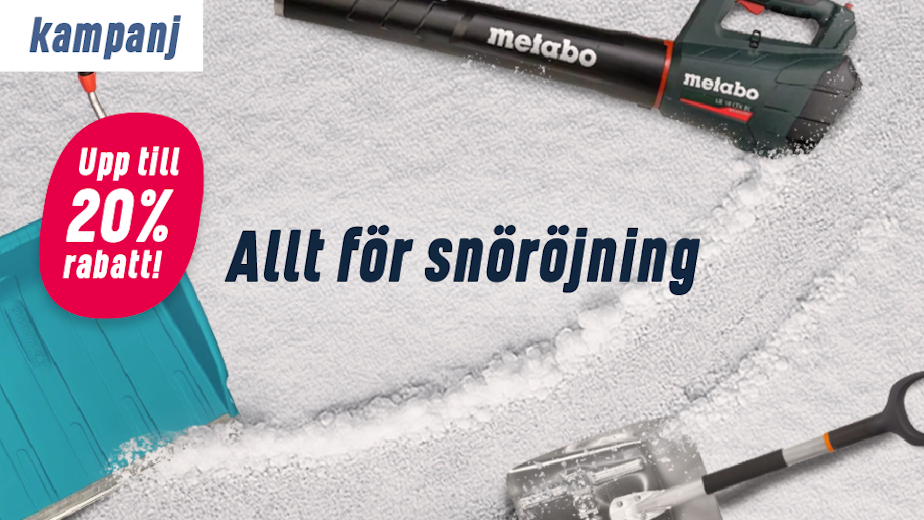 Allt för snöröjning