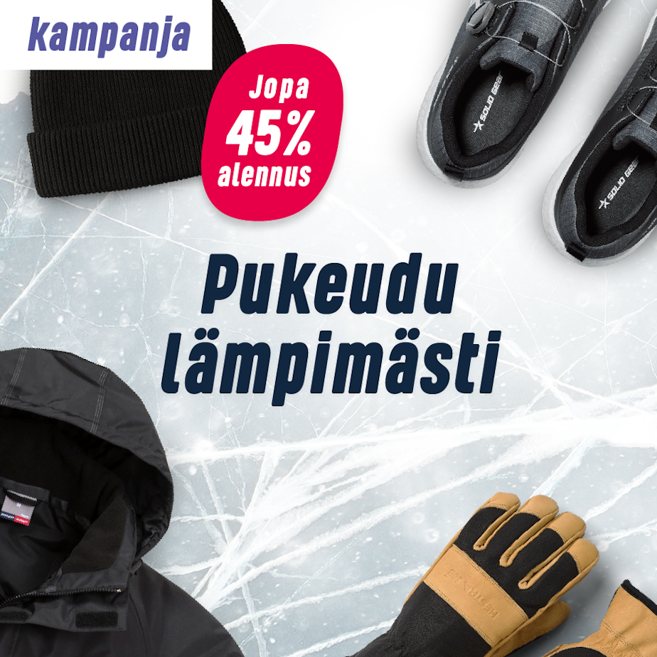 Pukeudu lämpimästi