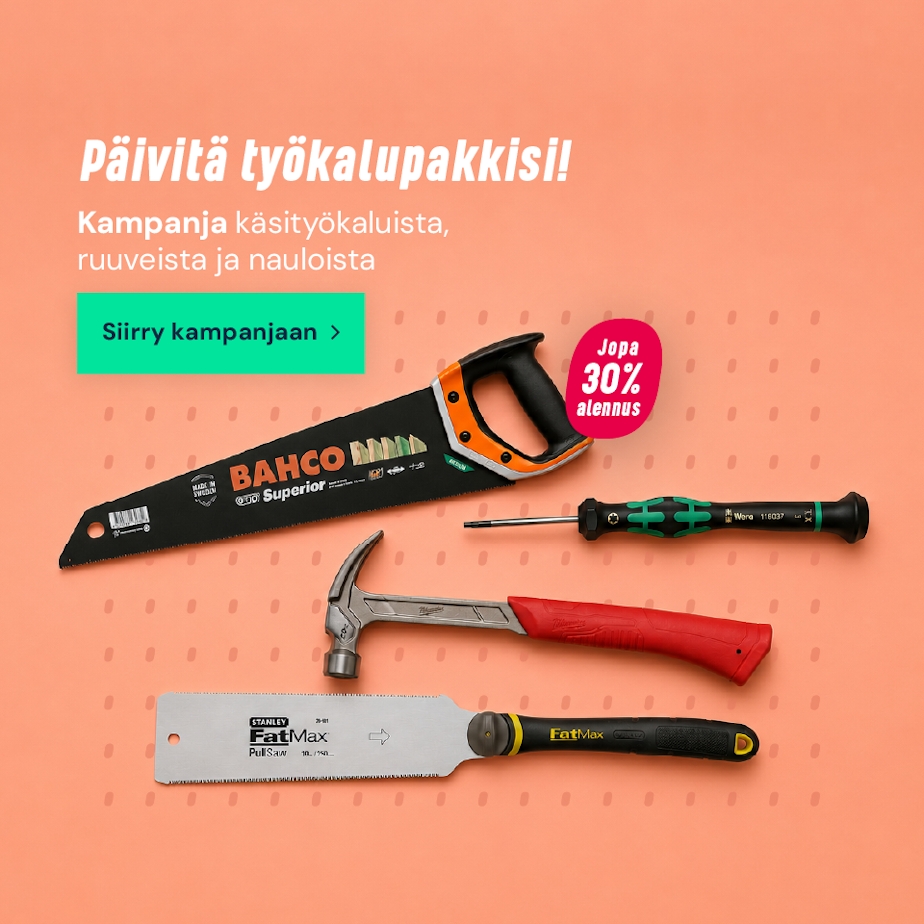 Päivitä työkalupakkisi!