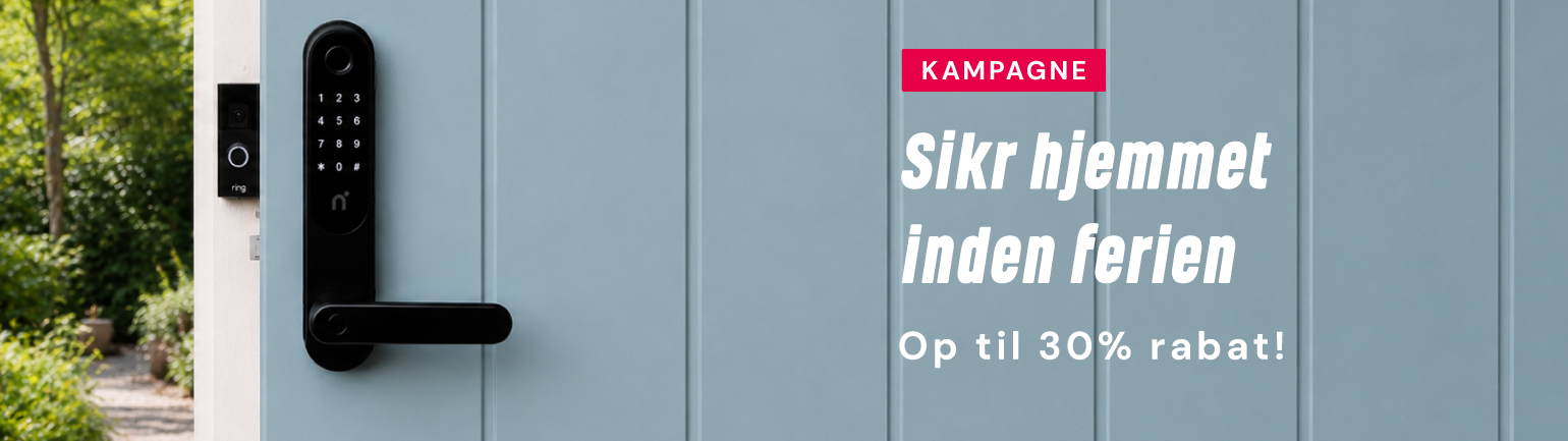 Sikr hjemmet inden ferien
