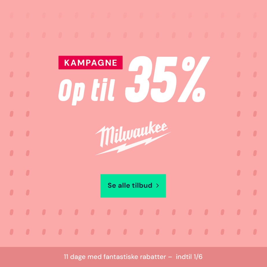 Milwaukee - Op til 35%