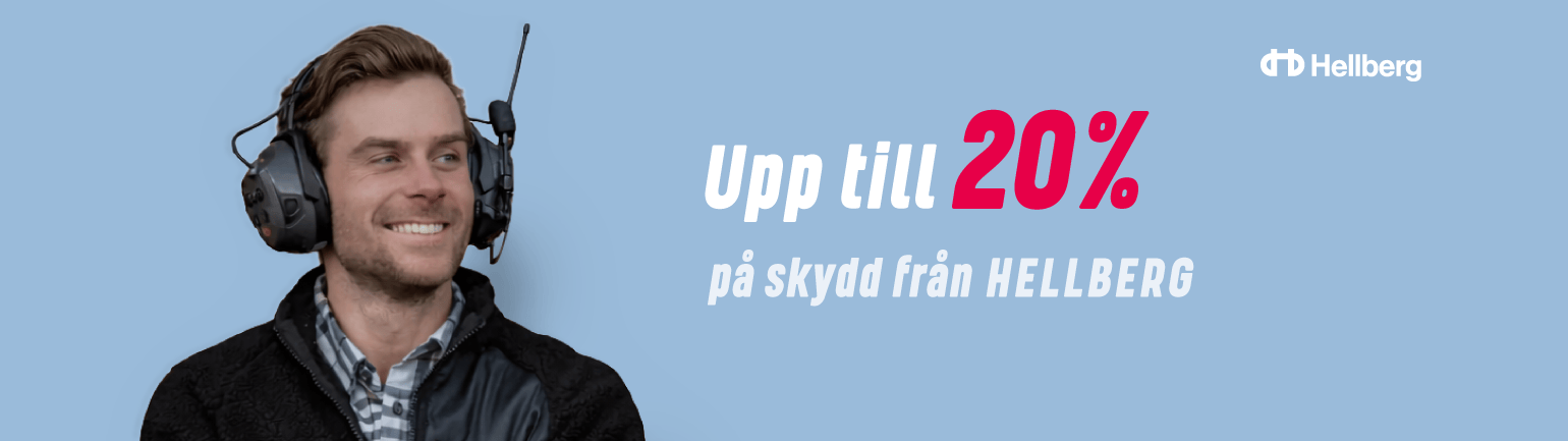 Upp till 20% på skydd från Hellberg
