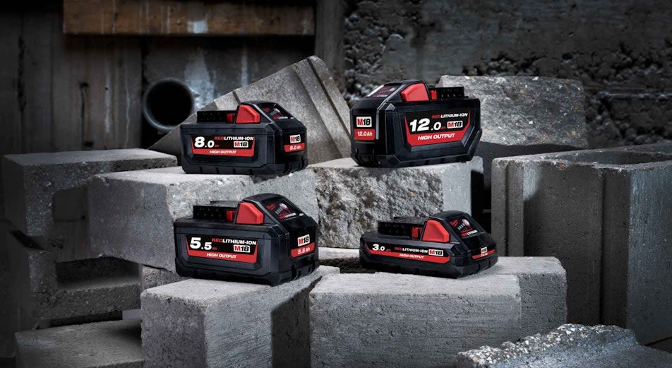 Nyhet: Milwaukee oppgraderer hele M18 -systemet med nye High Output-batterier!